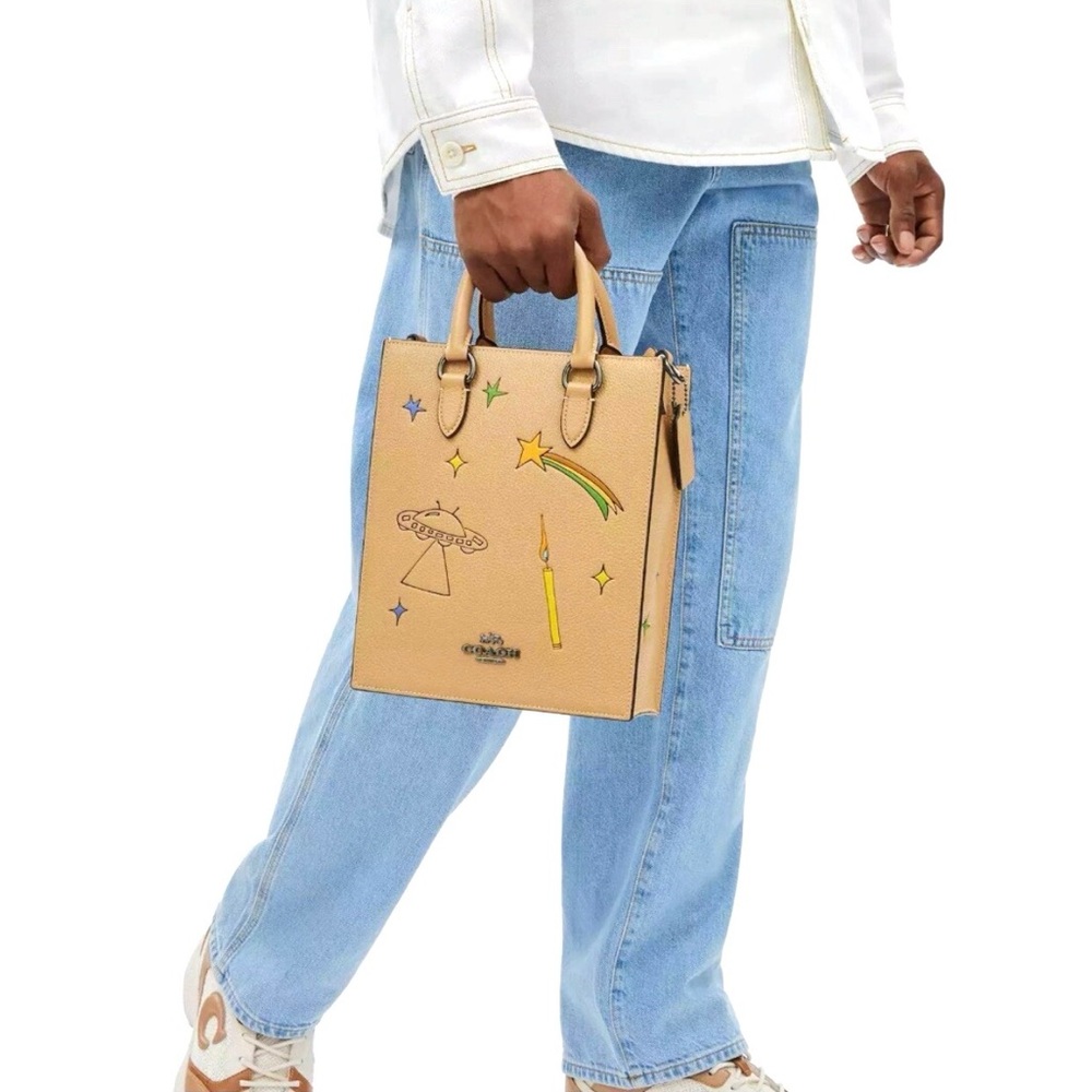 Coach X Special Edition Observed By Us Dylan Leather Tote w/Gunmetal - Picture 12 of 16